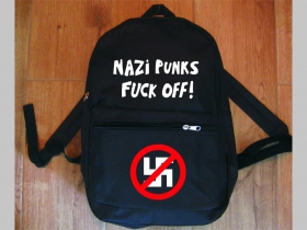Nazi Punks Fuck Off! Dead Kennedys  jednoduchý ľahký ruksak, rozmery pri plnom obsahu cca: 40x27x10cm materiál 100%polyester